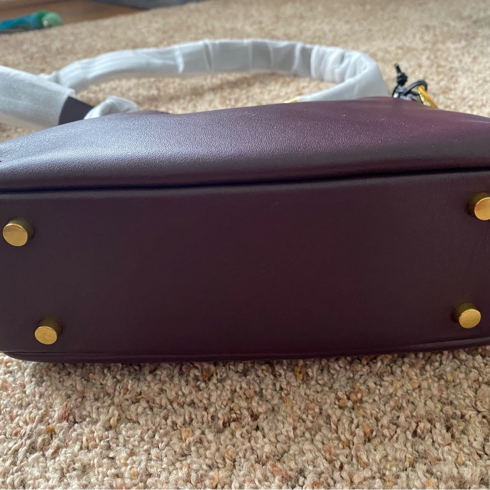 NWT R. Riveter “Connie” Plum Crossbody - Picture 7 of 9